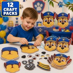 Chase Hanging Sign Foam Craft Kits- 12 PK